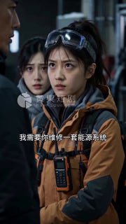 末日寒潮我在庇护所美女环绕生海报